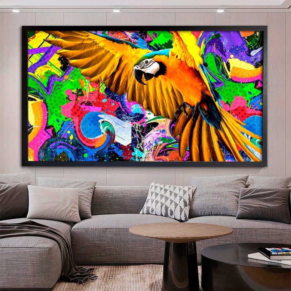 Quadro Decorativo Arara Street