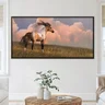 into the west canvas art 50 x 25cm unframed canvas print artitw000050435 clock canvas 29417306390613