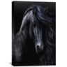 the black canvas art clock canvas 29435689730133