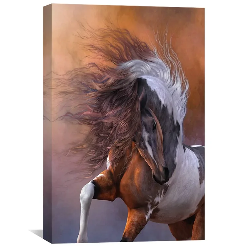 Quadro Decorativo | Pintura de um Cavalo