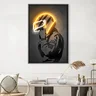 golden racer canvas art clock canvas 29618335645781