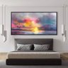 quadro decorativo euphoric horizon artnaribrasil 40x25cm moldura preta 816320