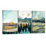 quadro decorativo abstract sunsets kit de 3 telas artnaribrasil 386525