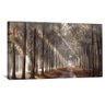 forest strolls canvas art clock canvas 29435938635861