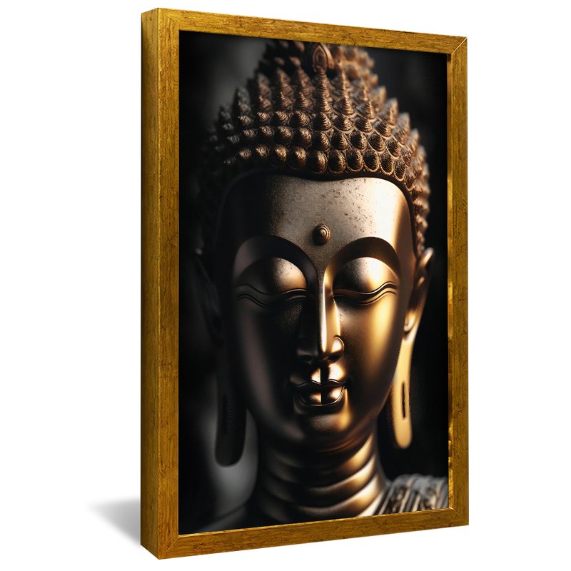 moldura dourada vertical