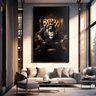 casa linda living room painting on the wall vertical gold frame d467274d b7e2 462c 92a4 af49ccec102e