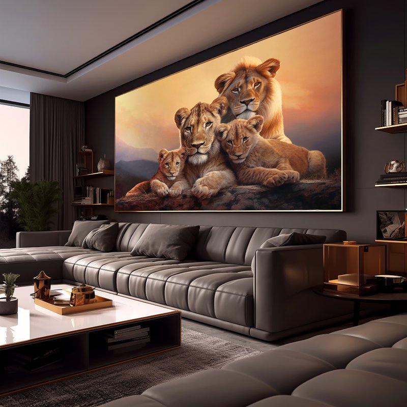 casalinda modern living room with horizontal frame 32photoreali 4e147856 2593 40cb be54 1008d9b1a0f3