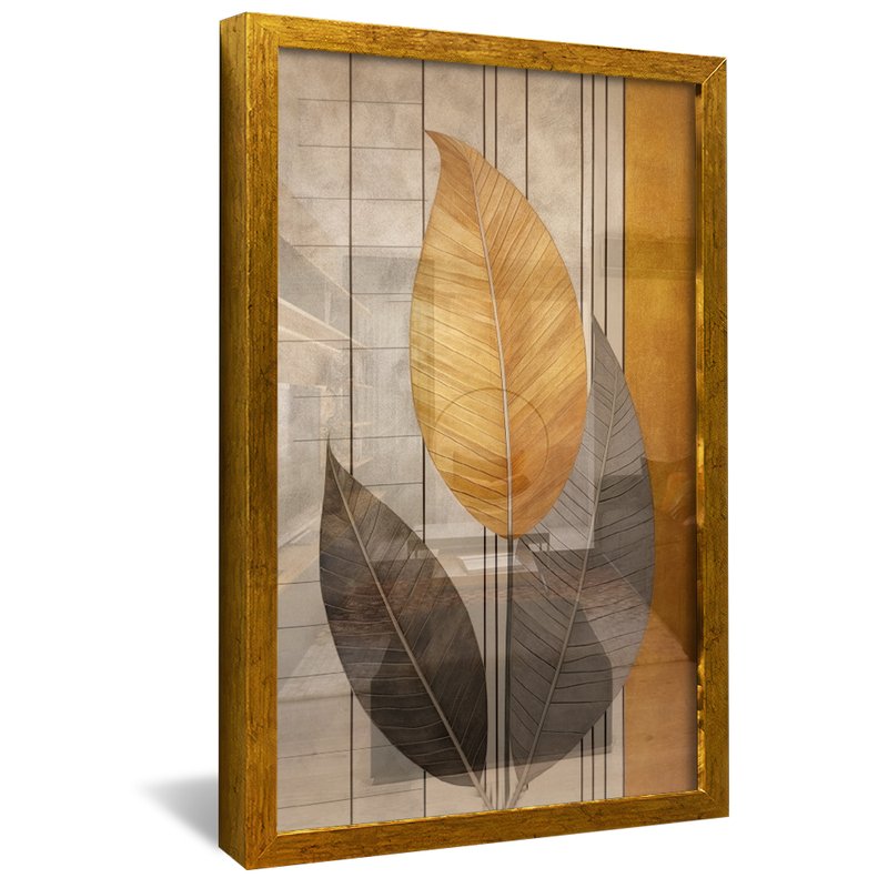 moldura dourada vertical