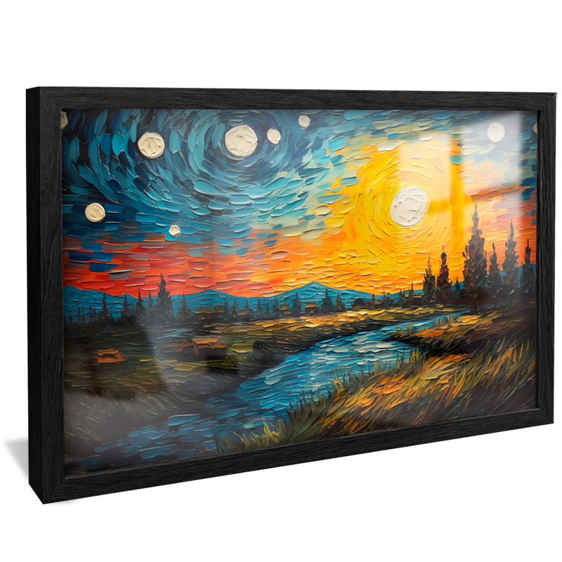 van gogh preta reflexo