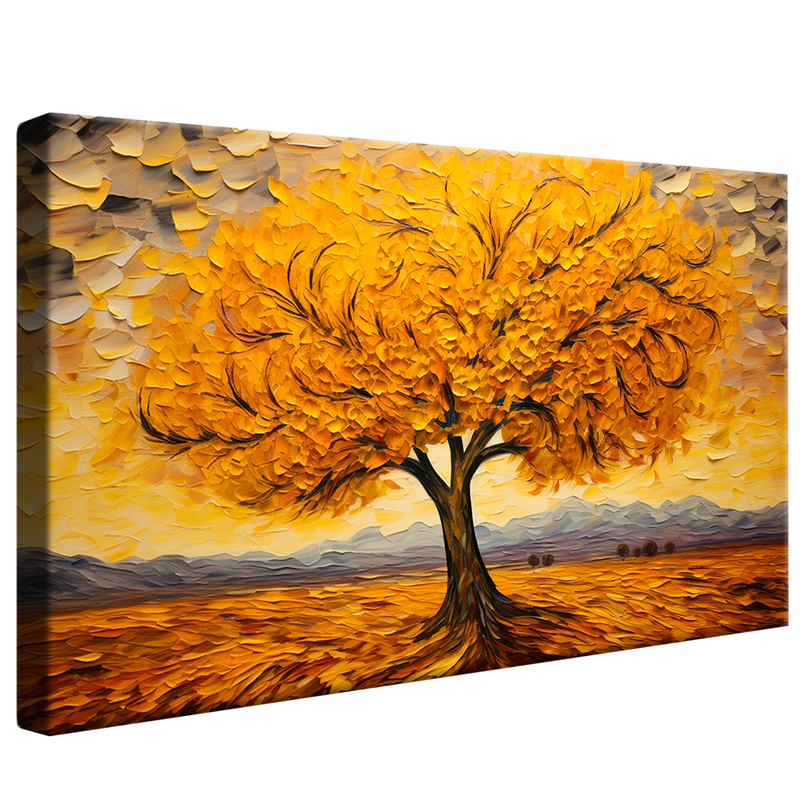 arvore dourada borda infinita horizontal