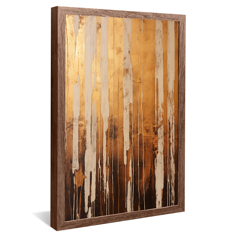 pintura abstrata v madeira