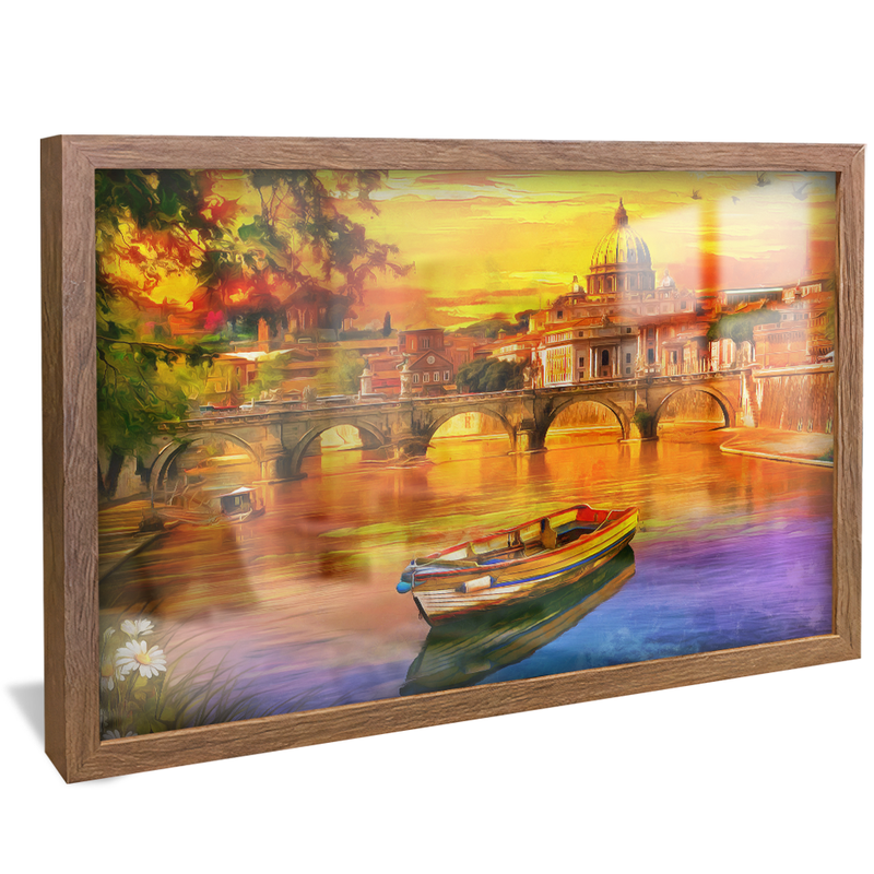 pintura barco h madeira reflexo