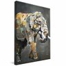 quadro elefante em mosaico borda infinita