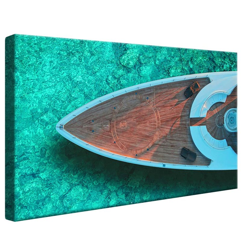 quadro aguas cristalinas borda infinita