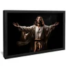 quadro jesus louvando o pai preto
