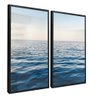 duo oceano preto reflexo