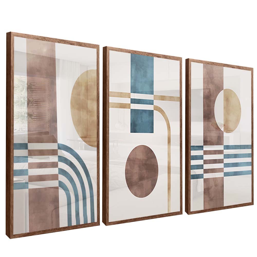 Quadros Decorativos Trio Simbologia Conectada