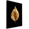 quadro folhagem em dourado borda infinita
