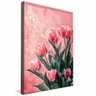 quadro floral de rosas borda infinita