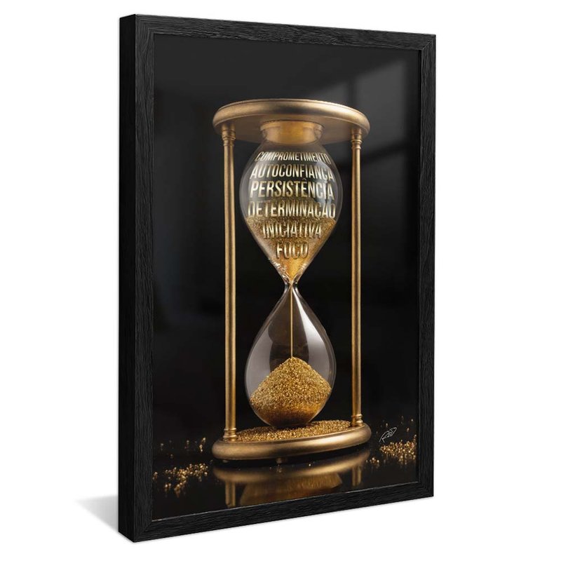 quadro persistencia e a chave preto reflexo