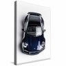 quadro porsche escuro borda infinita