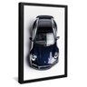 quadro porsche escuro borda preto