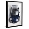 quadro porsche escuro borda preto reflexo