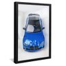 quadro bmw azul preto reflexo