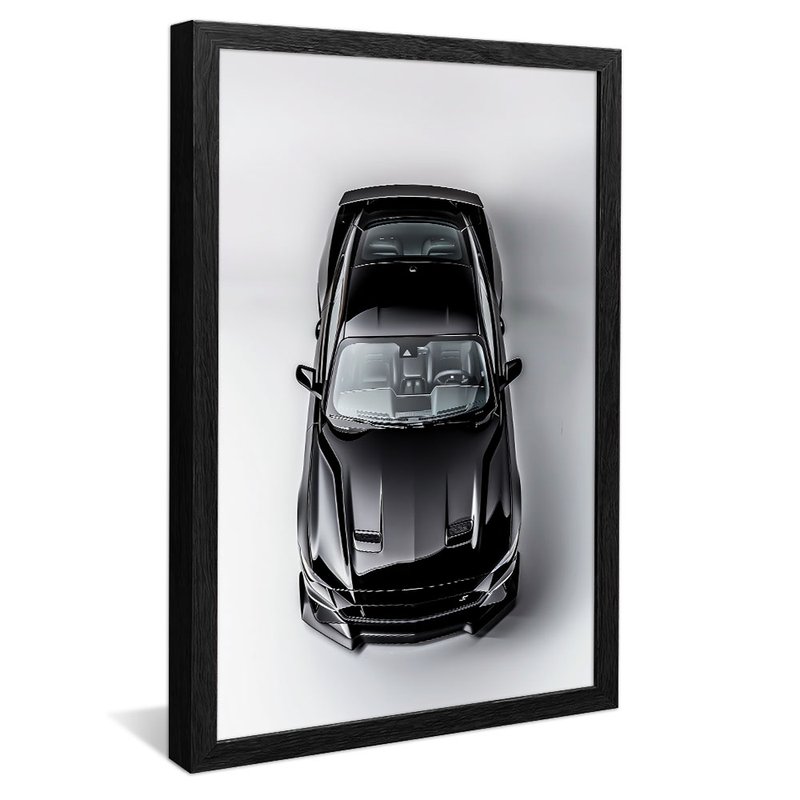 quadro mustang gt preto