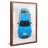 quadro bmw visao superior madeira reflexo