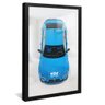 quadro bmw visao superior preto reflexo