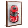 quadro super car madeira reflexo