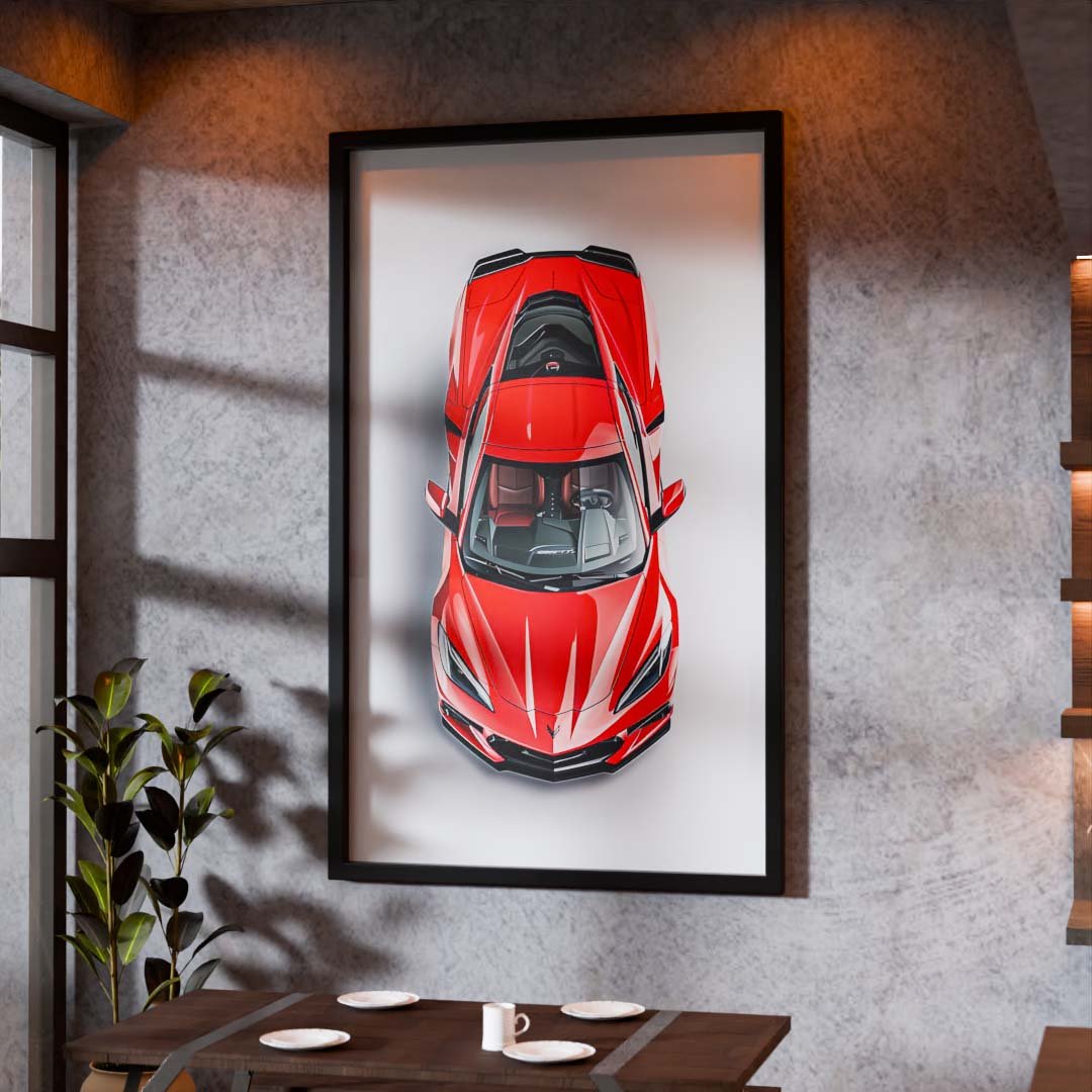 Quadro Decorativo Super Car