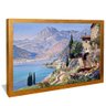 quadro decorativo capri de alois arnegger v1130 moldura dourada