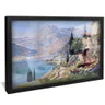 quadro decorativo capri de alois arnegger v1130 moldura preta com vidro