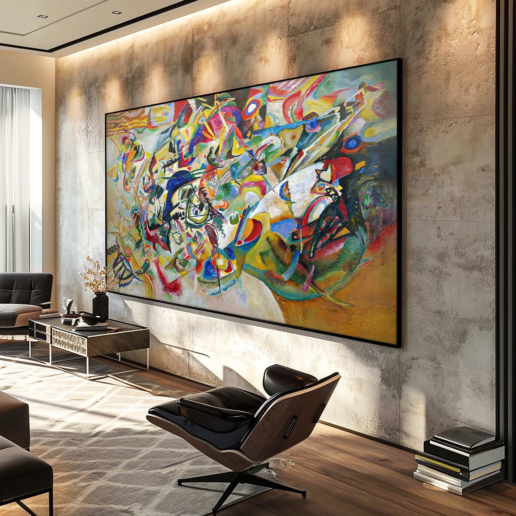 Quadro Decorativo Composição VII de Wassily Kandinsky V1340 - Casa