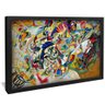 quadro decorativo composicao vii de wassily kandinsky v1340 moldura preta