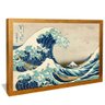 quadro decorativo a grande onda de kanagawa k houkai v1342 moldura dourada