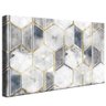 quadro textura hexagonos borda infinita