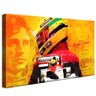 quadro ayrton senna brasil borda infinita