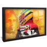 quadro ayrton senna brasil preto reflexo