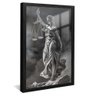 quadro justica preto reflexo