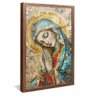 quadro vitral maria madeira reflexo