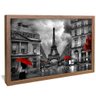 quadro decorativo torre eiffel v718 moldura de madeira