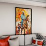 2 quadro cowboy mosaico preto