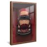 quadro fusca preto madeira reflexo