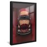 quadro fusca preto preto reflexo