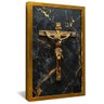 quadro cruz dourada marmore dourado