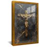 quadro cruz dourada marmore dourado reflexo