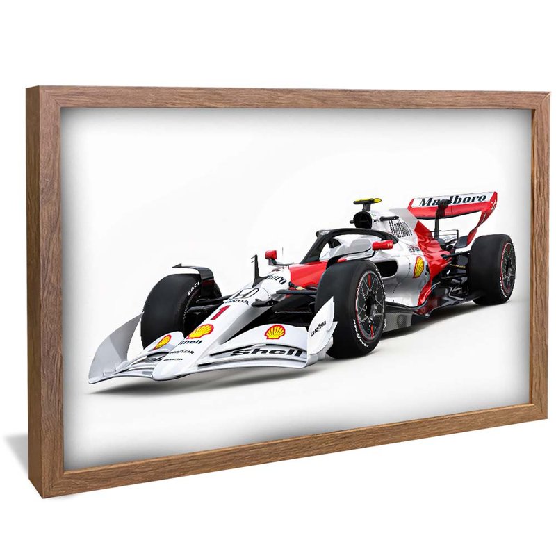 quadro f1 perfil madeira